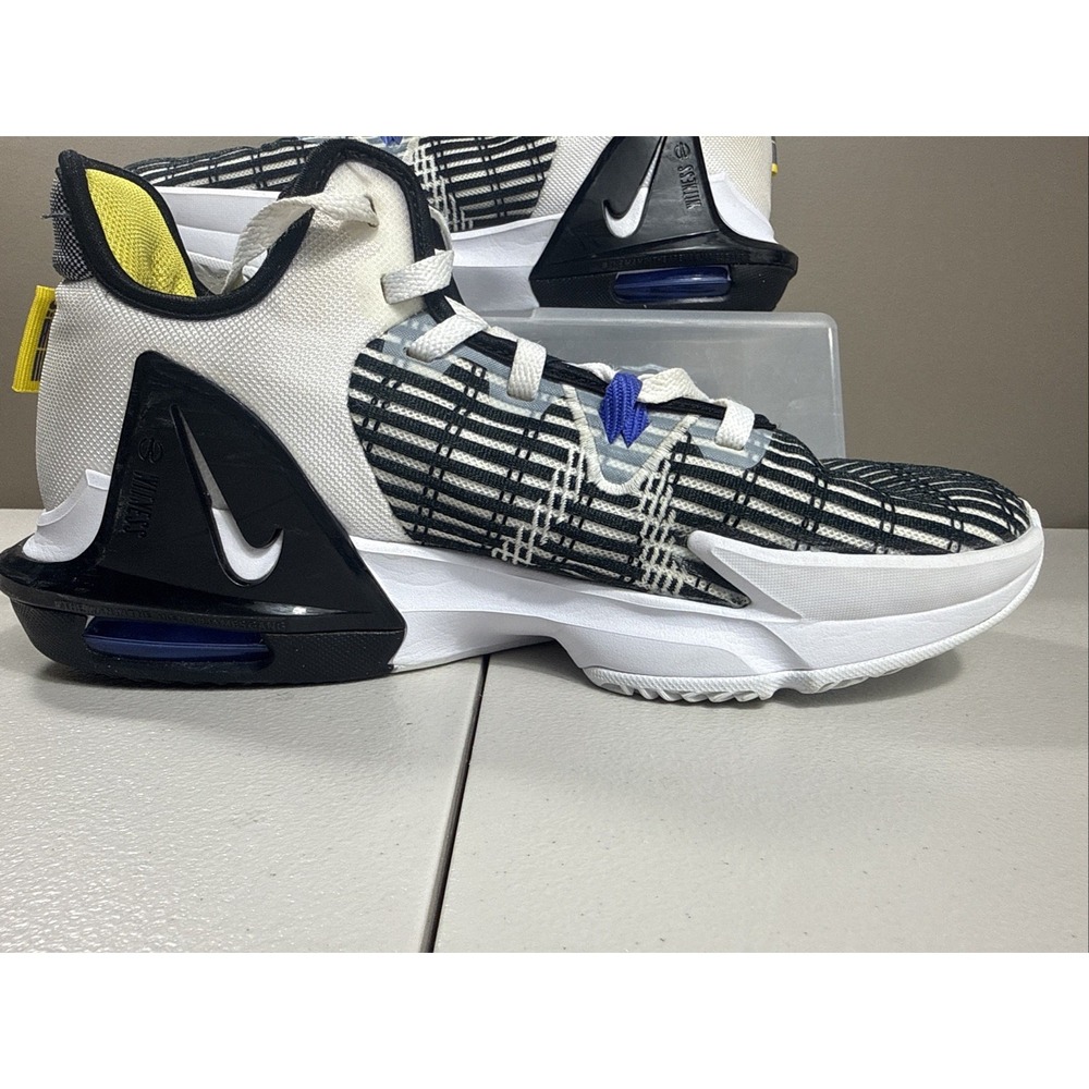 Nike LeBron Witness‎ 6 Black US 10 Mens Basketball Shoes CZ4052-100 EUC CLEAN - Picture 4 of 16